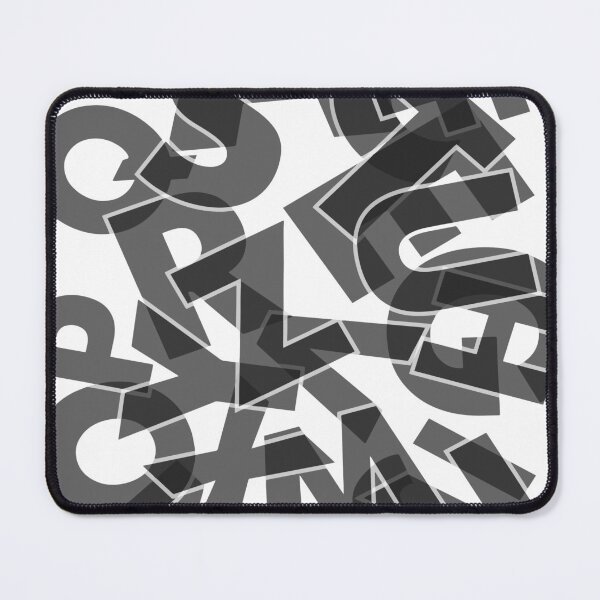 Item preview, Alphabet Contrast Letters. Letters of the alphabet in a chaotic order. Black and white. designed and sold by CatCoconut-Art.