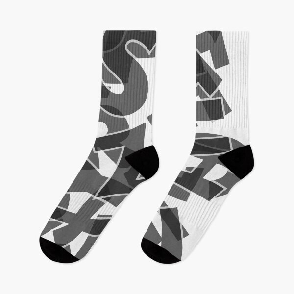 Item preview, Alphabet Contrast Letters. Letters of the alphabet in a chaotic order. Black and white. designed and sold by CatCoconut-Art.