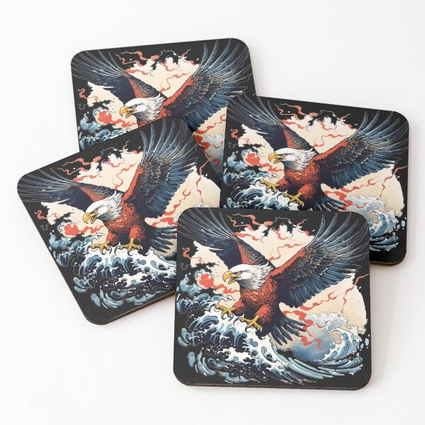 Item preview, Tattoo Eagle American Old School Style designed and sold by PiggyBoxer.