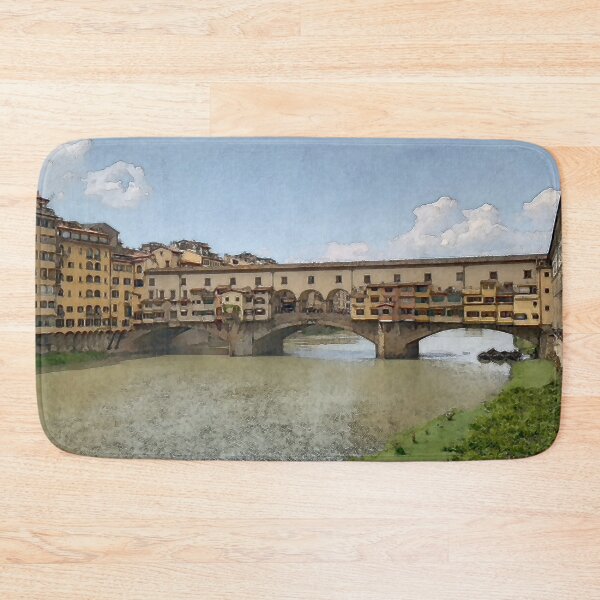 Item preview, Shops Spanning The Arno River designed and sold by KirtTisdale.