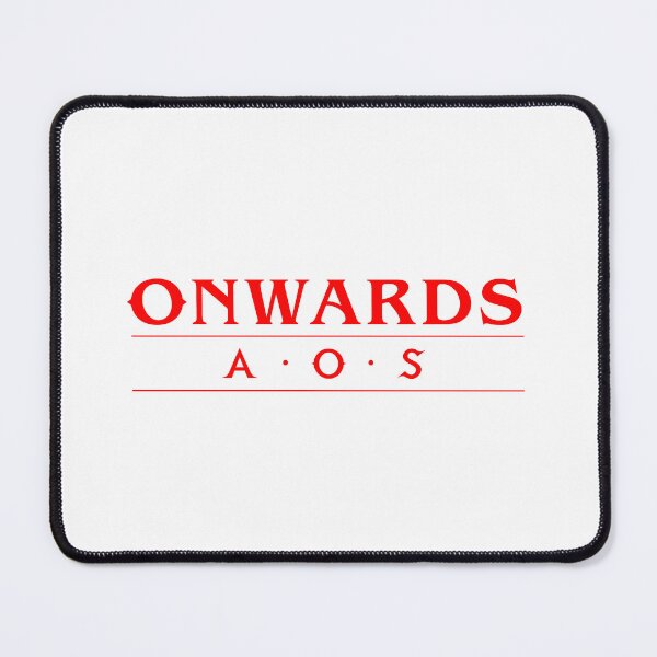 Item preview, Onwards AoS Banner (Red on White) designed and sold by Onwards-AoS.