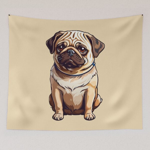 Item preview, Cute Pug designed and sold by Vovinha.