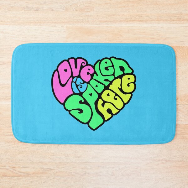 Item preview, Love Is Spoken Here Neon Word Art designed and sold by Unhinged Heather.