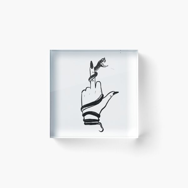 Item preview, Middle finger snake designed and sold by Kriskrossarts.