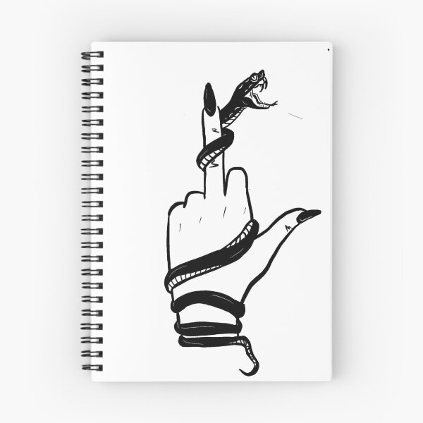 Item preview, Middle finger snake designed and sold by Kriskrossarts.