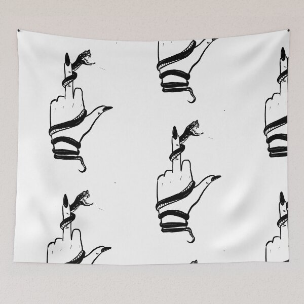 Item preview, Middle finger snake designed and sold by Kriskrossarts.