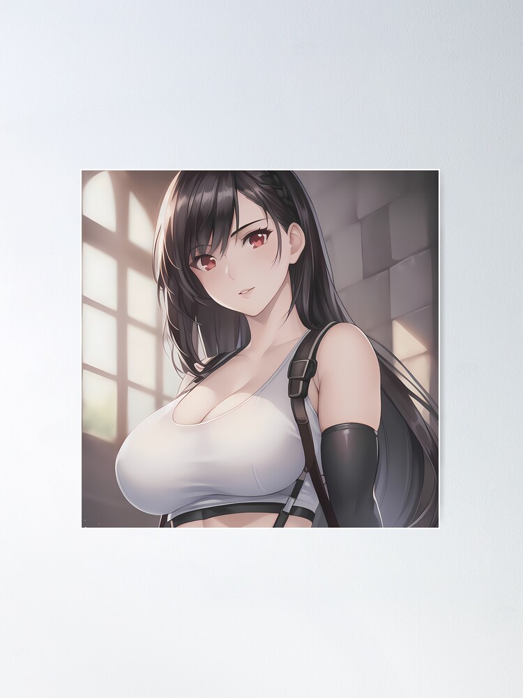 FINAL FANTASY VII ADVENT CHILDREN WALL SCROLL - TIFA LOCKHART