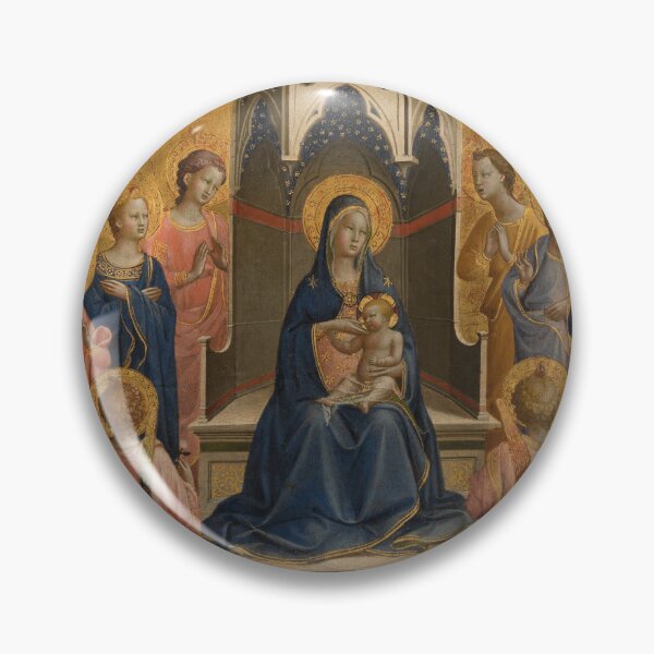 Item preview, Fra Angelico, Madonna and Child Enthroned with Twelve Angels designed and sold by Mauswohn.