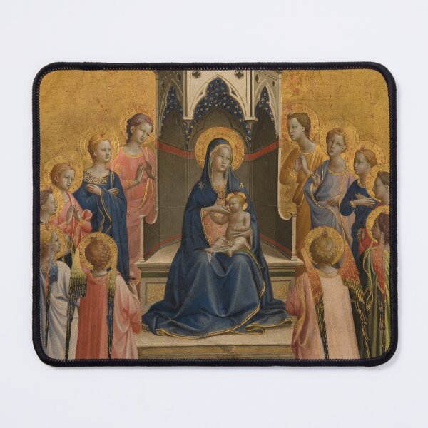 Item preview, Fra Angelico, Madonna and Child Enthroned with Twelve Angels designed and sold by Mauswohn.