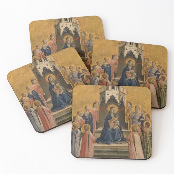 Item preview, Fra Angelico, Madonna and Child Enthroned with Twelve Angels designed and sold by Mauswohn.