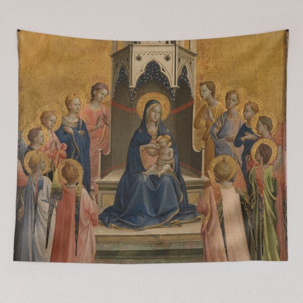 Item preview, Fra Angelico, Madonna and Child Enthroned with Twelve Angels designed and sold by Mauswohn.