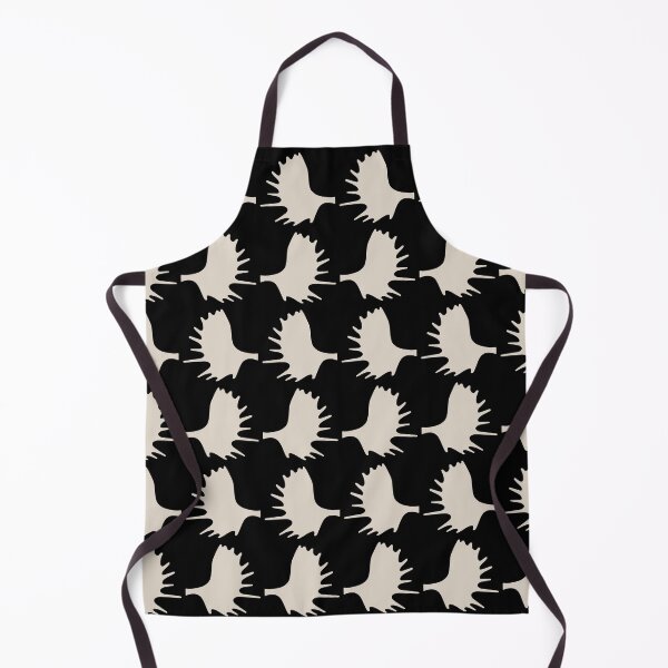 Item preview, Moose Antlers Pattern Black and Linen White designed and sold by tonymagnerart.