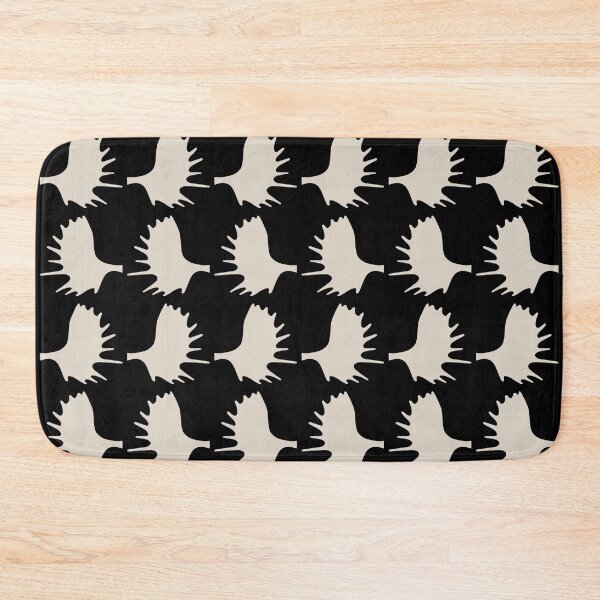 Item preview, Moose Antlers Pattern Black and Linen White designed and sold by tonymagnerart.