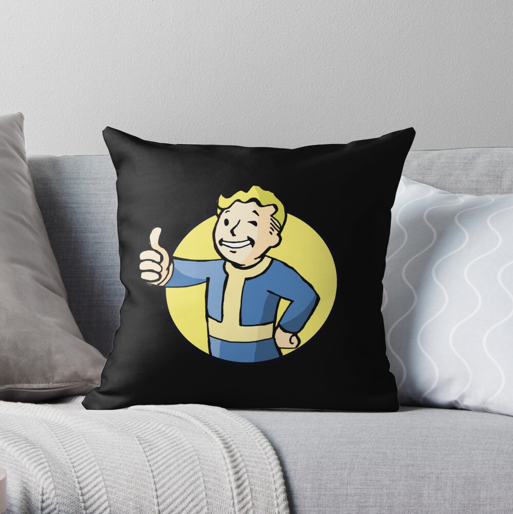 Fallout Vault Boy Welcome Home Gaming Cushion – handmade by Alien