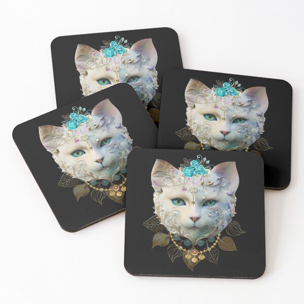 Item preview, Mystical masquerade cat in jewelry designed and sold by GorinART.