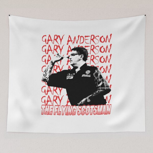 Item preview, Gary Anderson the flying scotsman artwork  	 designed and sold by oexhukdr88.