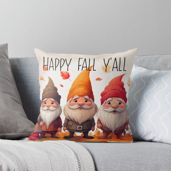 Item preview, Happy fall y’all, Cute Fall autumn gnomes designed and sold by Inktown.