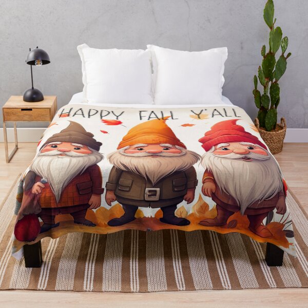 Item preview, Happy fall y’all, Cute Fall autumn gnomes designed and sold by Inktown.