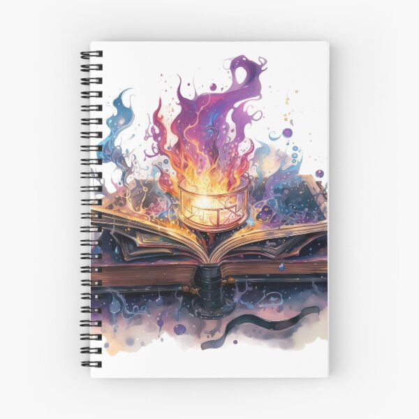 Item preview, Fire spirit book designed and sold by Nnnnnnnnnnne.