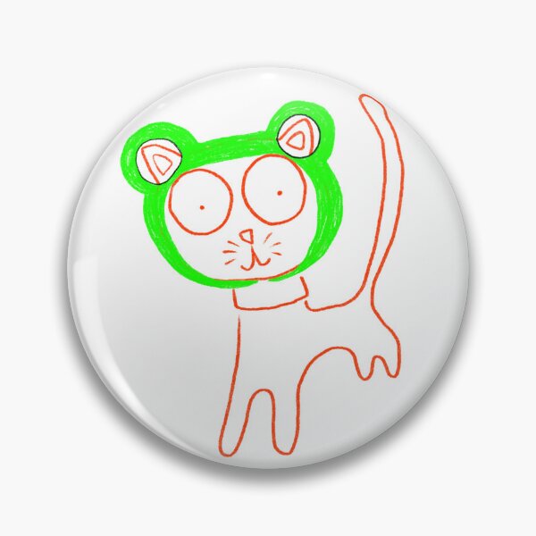 Item preview, Silly cat art, Cat dressed up as a frog designed and sold by HomeintheMush.