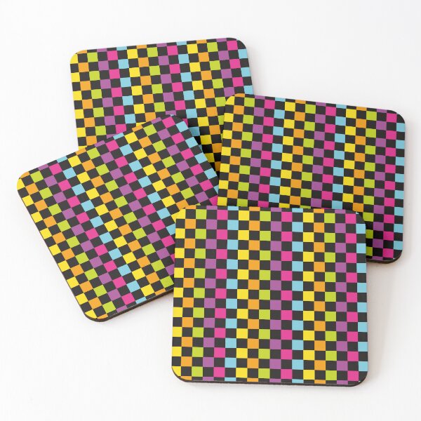 Item preview, 80s Colorful Checkers designed and sold by TakaTatu.