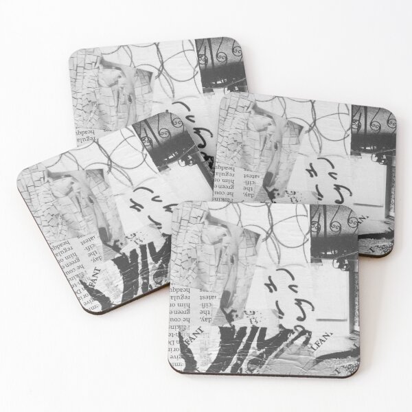 Item preview, Black and White Textured Collage designed and sold by NancyMerkle.