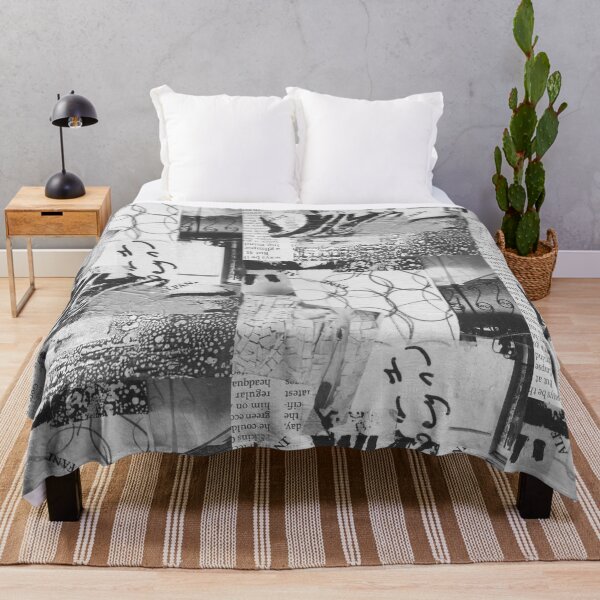 Item preview, Black and White Textured Collage designed and sold by NancyMerkle.