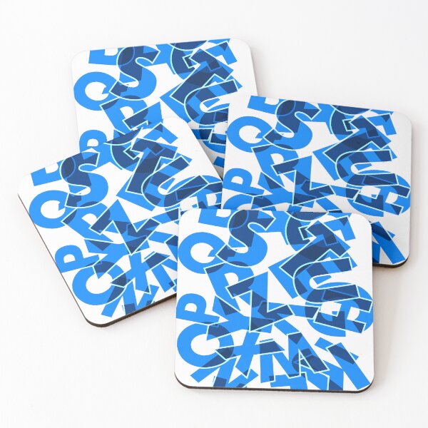 Item preview, Back to school. Alphabet Blue designed and sold by CatCoconut-Art.