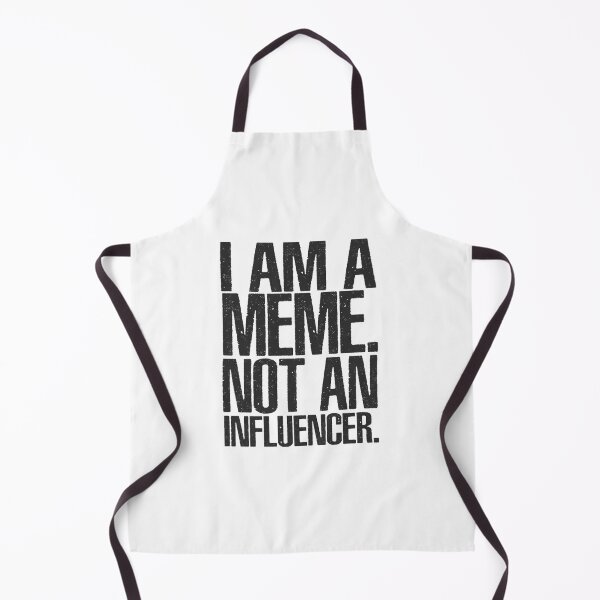 Aperçu de l'œuvre JE SUIS UN MEME PAS UN INFLUENCEUR créée et vendue par TrendyTweets.