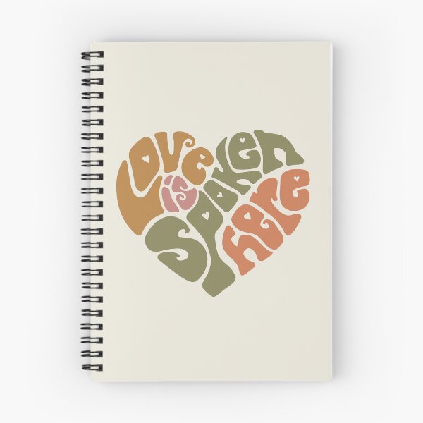 Item preview, Love Is Spoken Here Cottage Core Word Art designed and sold by Unhinged Heather.