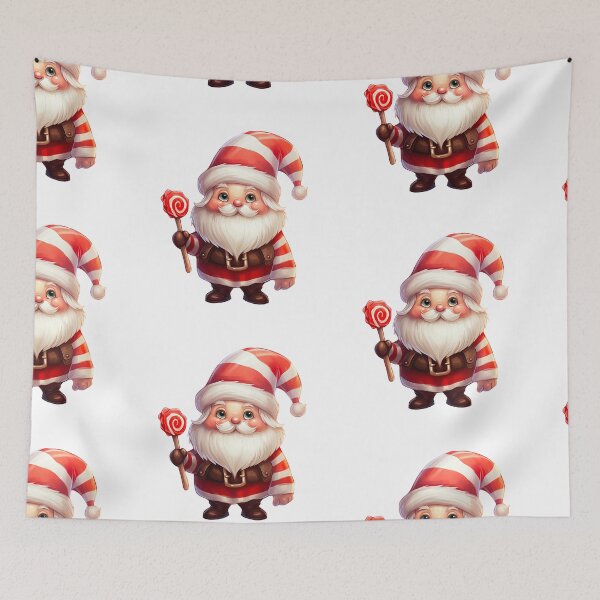 Item preview, Cute Santa Christmas gnome in red hat designed and sold by Inktown.