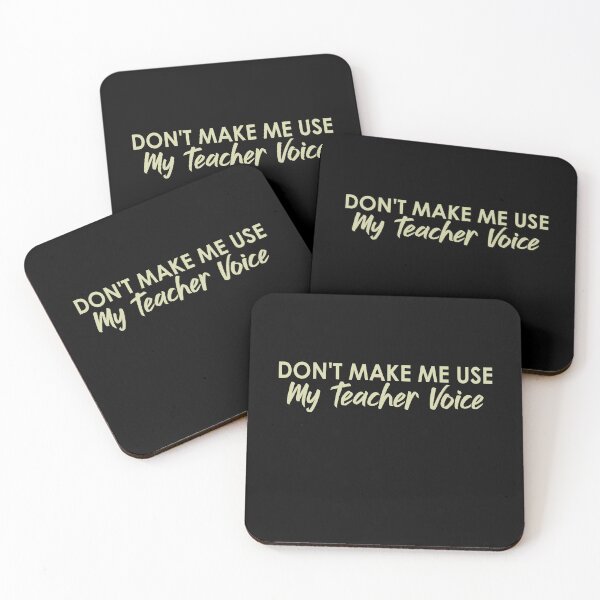 Item preview, Don't Make Me Use My Teacher Voice  - Funny Teacher designed and sold by Amineharoni.