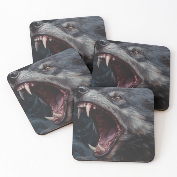 Item preview, Barking Evening Wolf designed and sold by Shannon Hilson.