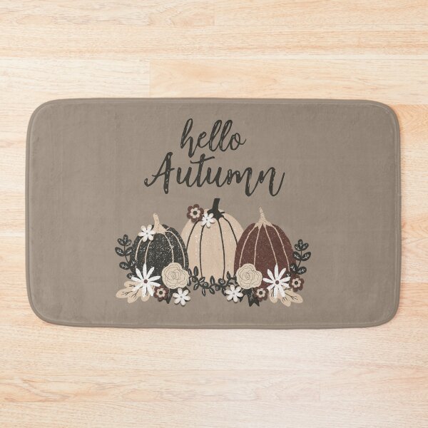 Item preview, Elegant Cute Retro Autumn Black Pumpkins-Flowers designed and sold by bizbostudio.