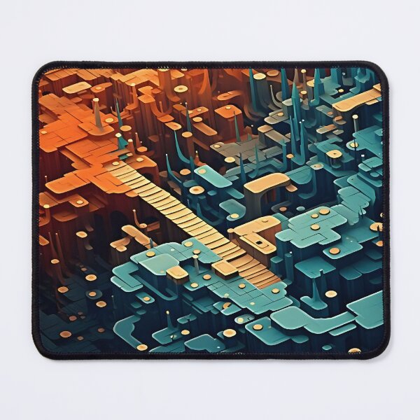 Item preview, Urban Sunset: Aerial view of a city with tall buildings designed and sold by ArrangedDesigns.
