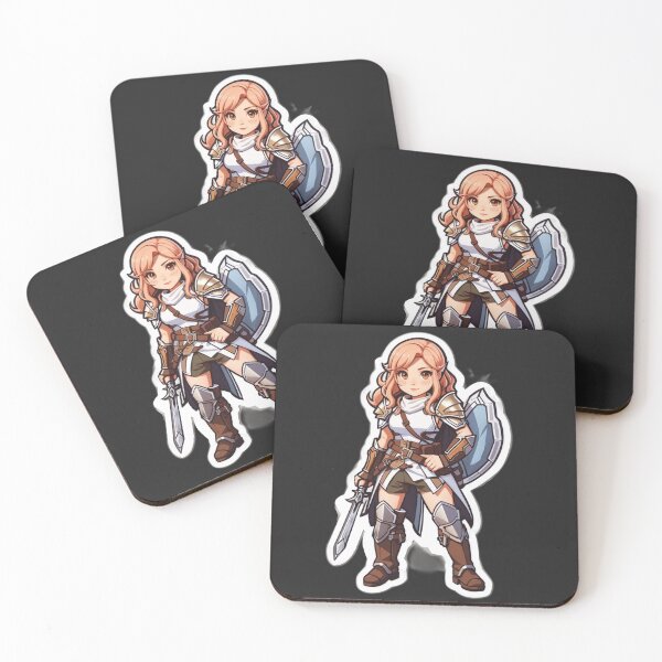 Item preview, Unyielding Shield Bearer, Chibi fighter designed and sold by DBPauwels.