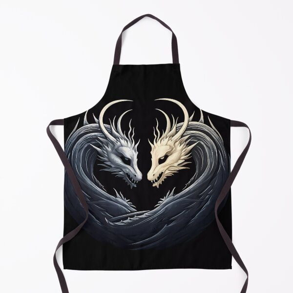 Item preview, "Epic Duel of Dragons: Black and White" designed and sold by Art-Vortex-fr.