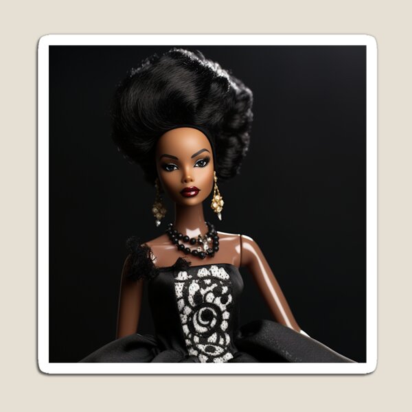Item preview, Black Doll | AI generated art designed and sold by QueerNEclectic.