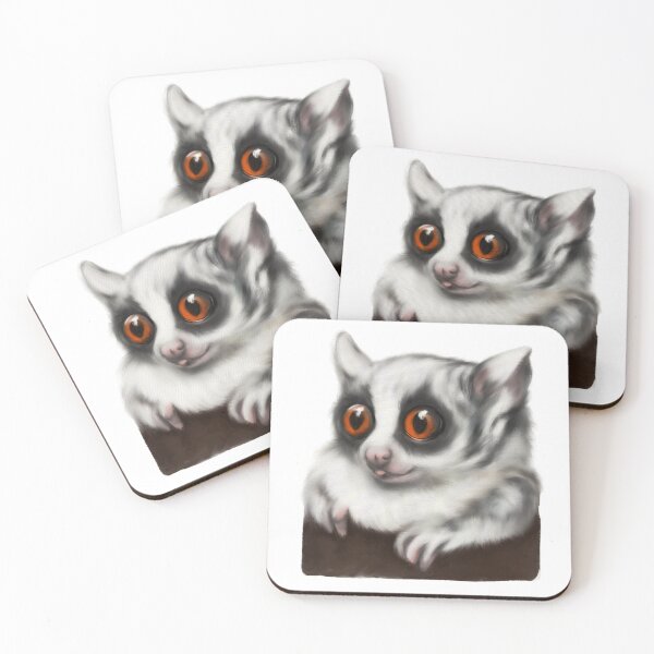 Item preview, Galago/Bush Baby acrylic painting designed and sold by Funsize-Art.