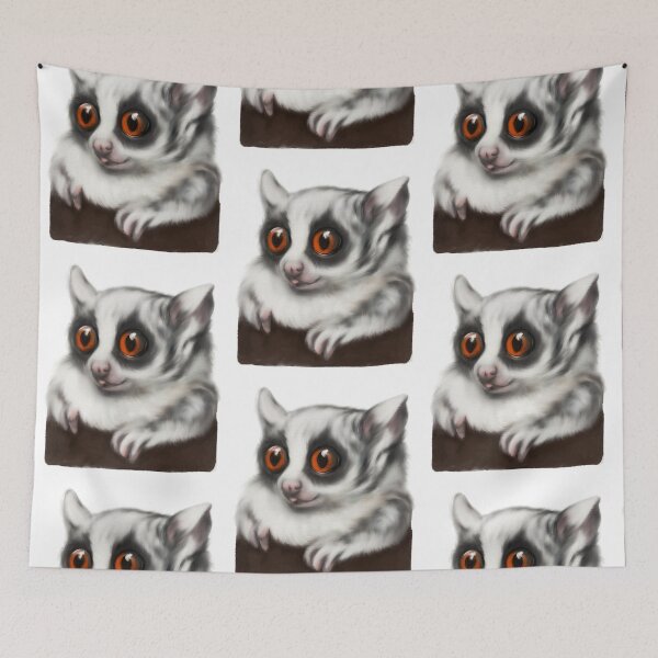 Item preview, Galago/Bush Baby acrylic painting designed and sold by Funsize-Art.
