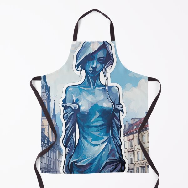 Item preview, Blue sculpture of a girl designed and sold by abmkf.
