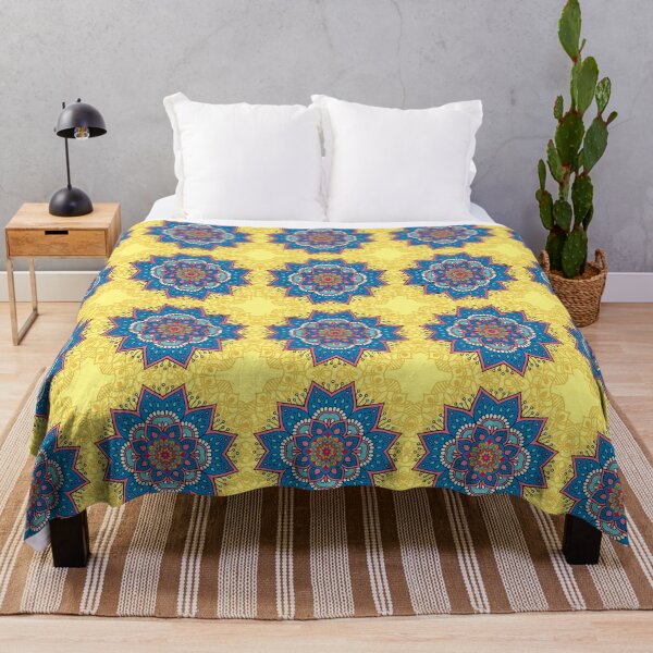Item preview, FLOR MANDALA AZUL designed and sold by LuDesign11.