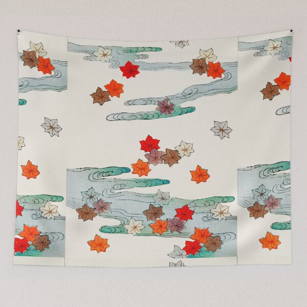 Item preview, Autumn and water illustration. from the original edition of "Shin Bijutsukai." designed and sold by paulo silveira.