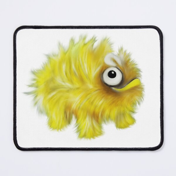 Item preview, Happy Hairy Frogfish acrylic painting designed and sold by Funsize-Art.
