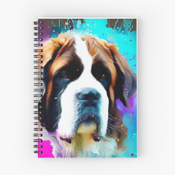 Item preview, Saint Bernard Splash Art designed and sold by The Digital Compass.