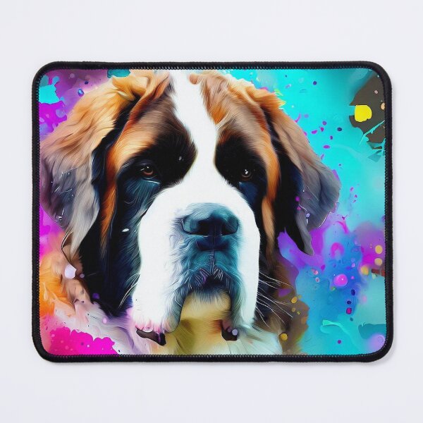 Item preview, Saint Bernard Splash Art designed and sold by The Digital Compass.