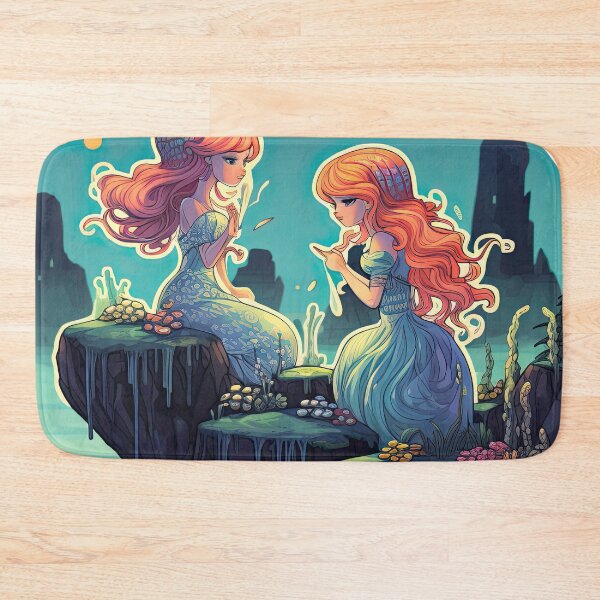Item preview, Mermaids sit on a rock designed and sold by abmkf.