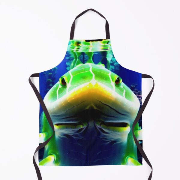 Item preview, Peces tropicales verdes y amarillos imaginarios geniales designed and sold by Source919.