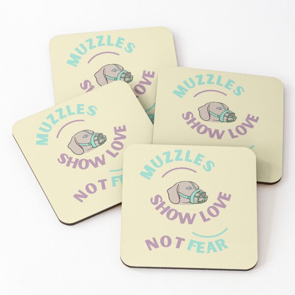 Item preview, Muzzles - show love not fear designed and sold by kookycomet.