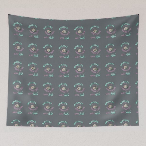 Item preview, Muzzles - show love not fear designed and sold by kookycomet.